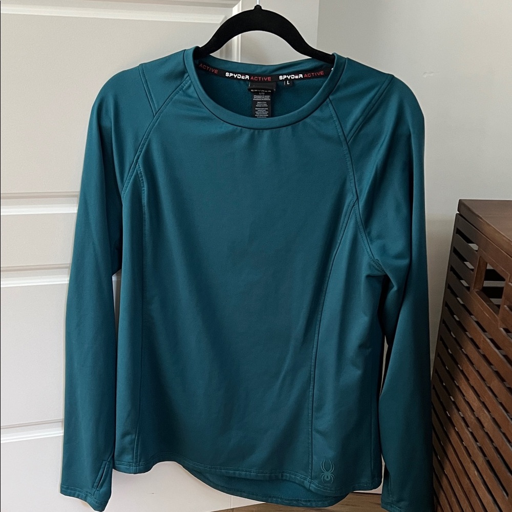 Spyder Women's Teal Long Sleeve Tee
